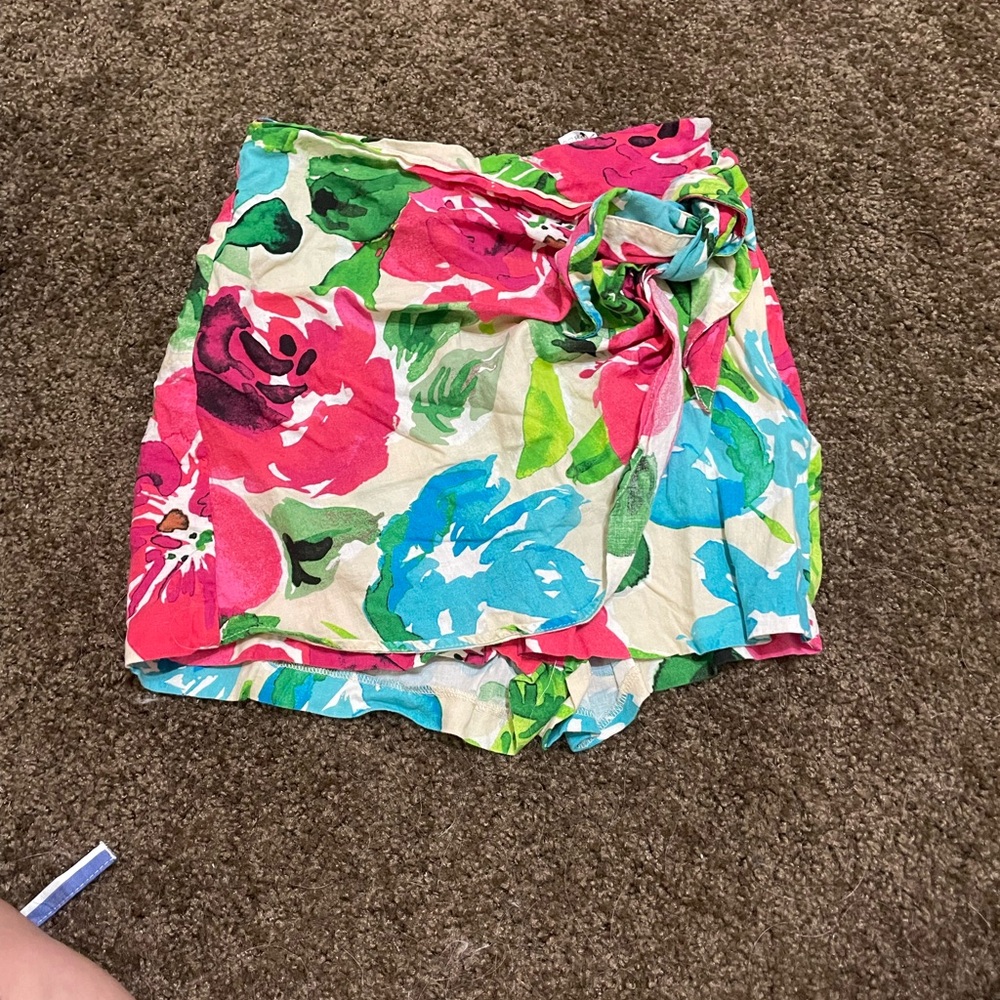 Zara Multicolor Floral Skort